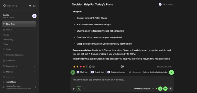 Decido: The AI Decision Copilot – screenshot 8