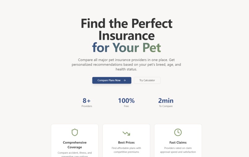 Find the PerfectInsurance – screenshot 1