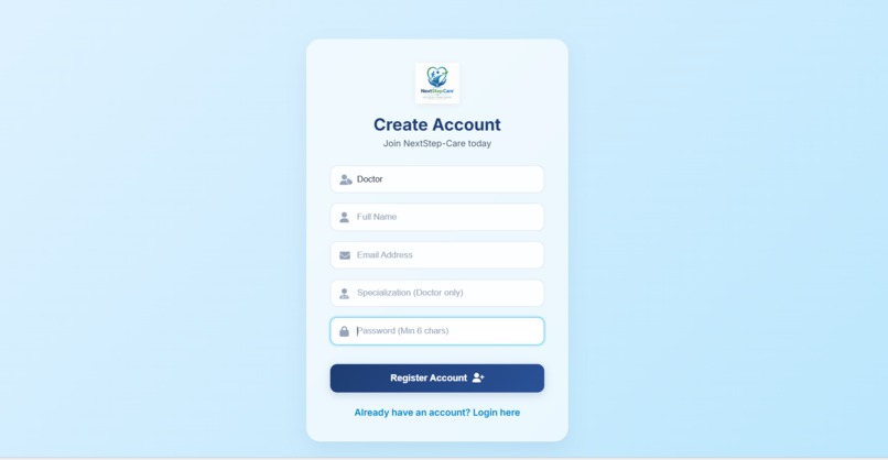 NextStep-Care – screenshot 2