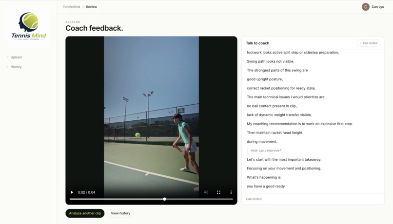 TennisMind – screenshot 1