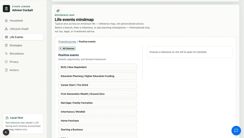 Ethos Ledger – screenshot 2