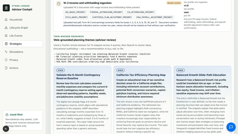 Ethos Ledger – screenshot 3