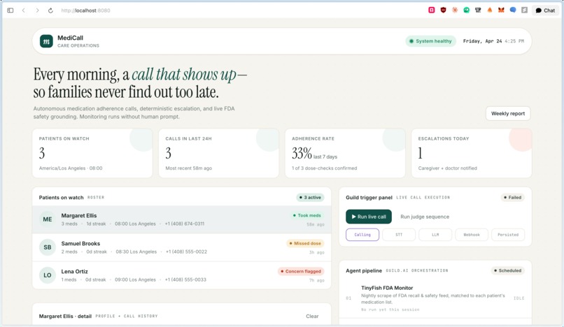 MediCall – screenshot 1