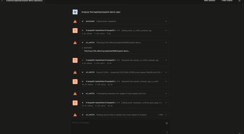 tracepath – screenshot 1