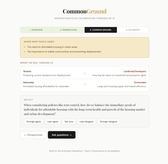 CommonGroundAI – screenshot 4