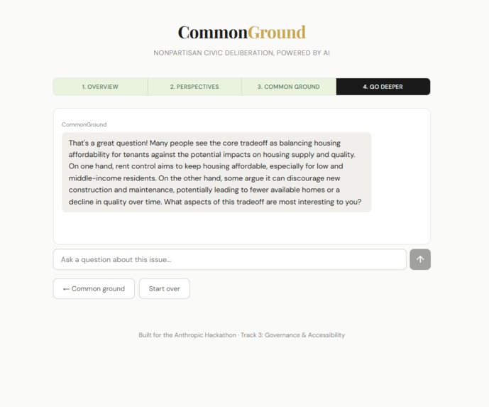 CommonGroundAI – screenshot 5
