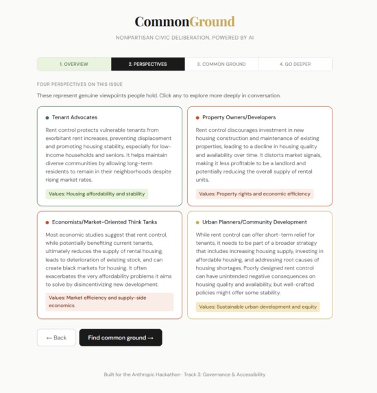 CommonGroundAI – screenshot 3