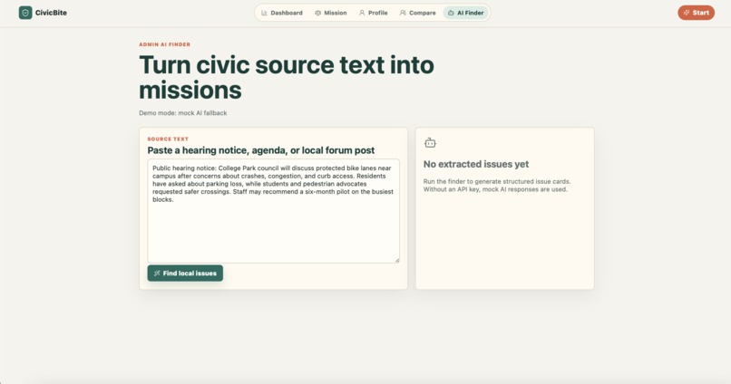 Civic Bite – screenshot 5