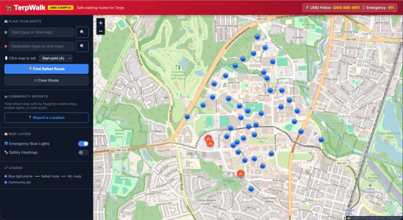 TerpWalk – screenshot 1