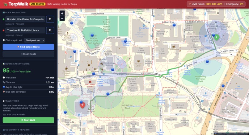 TerpWalk – screenshot 2