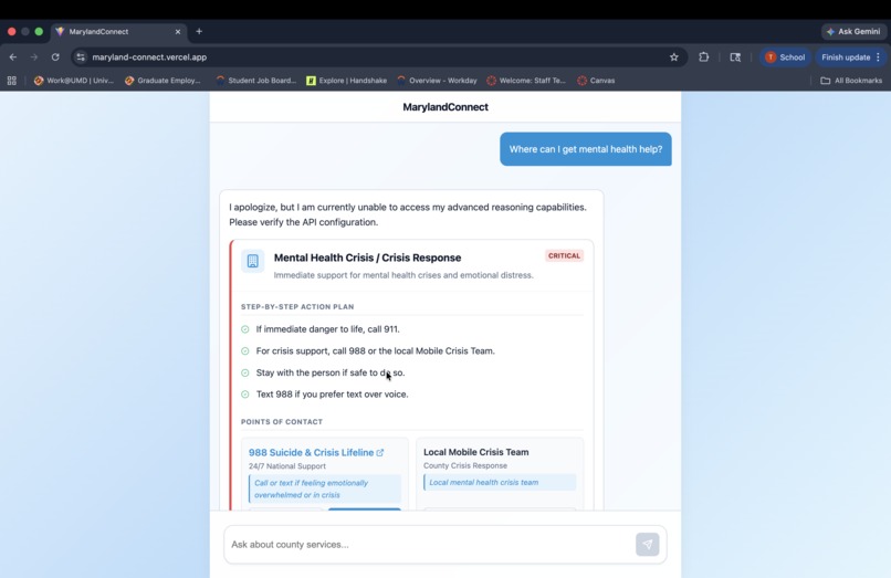 MarylandConnect – screenshot 3