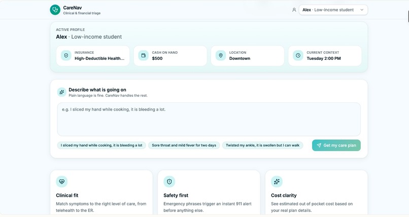 CareNav – screenshot 2