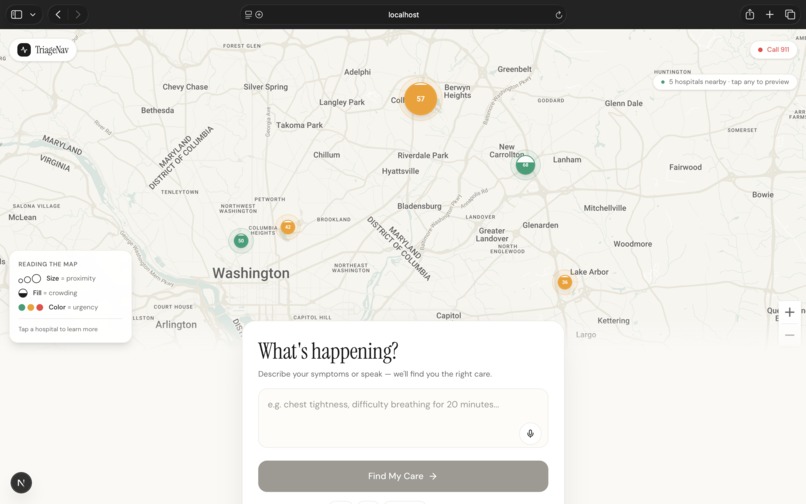 TriageNav – screenshot 1