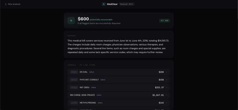 MedClear – screenshot 2