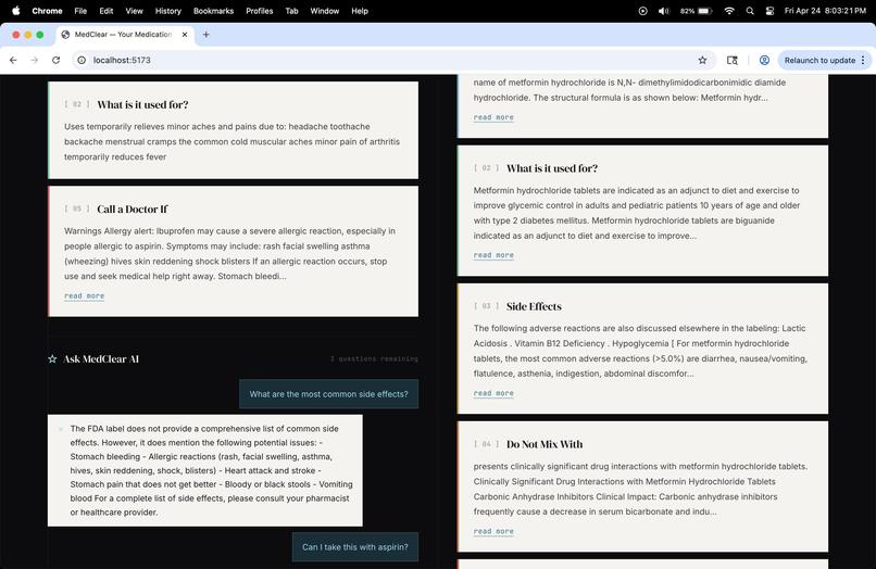 MedClear – screenshot 3