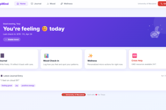 TerpMind - Mental Wellness Companion for UMD Students