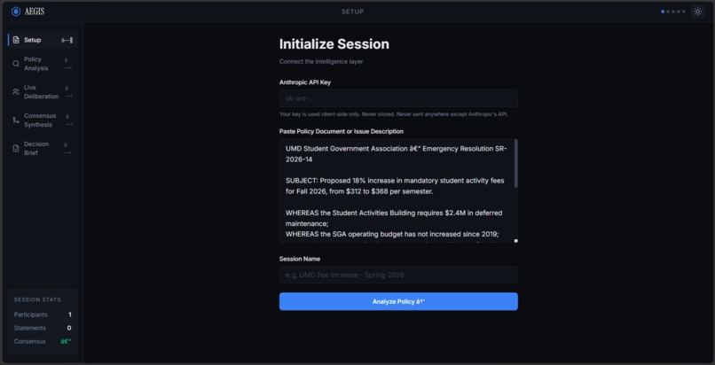 AEGIS – screenshot 1
