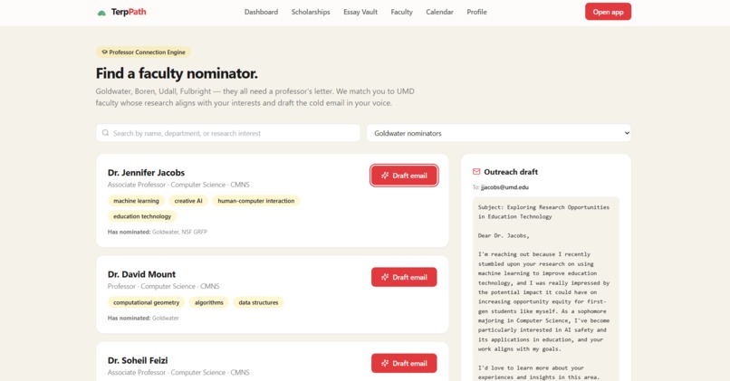 TerpPath – screenshot 5
