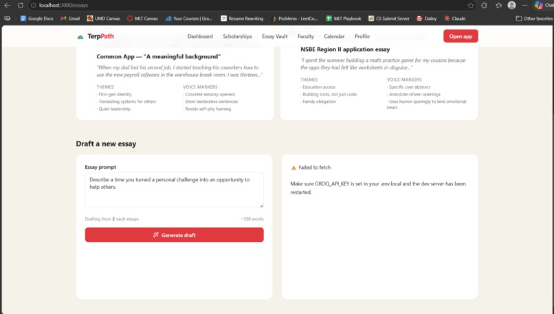 TerpPath – screenshot 6