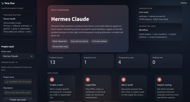 TerpDUO – screenshot 1