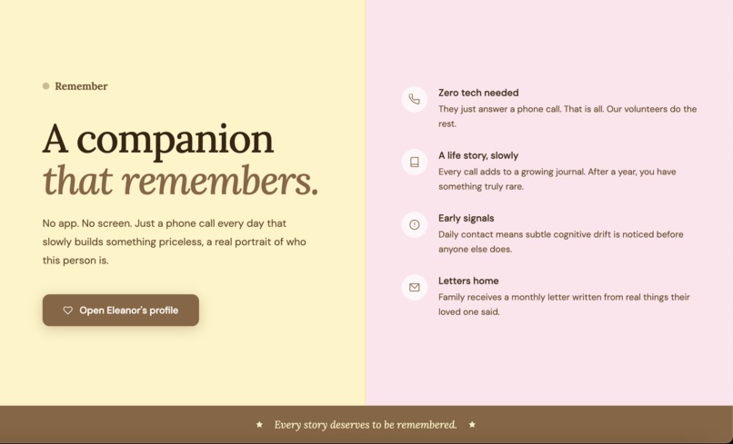 Remember: Every story deserves to be remembered – screenshot 1