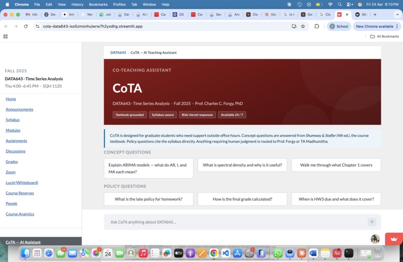CoTA - Co-Teaching Assistant – screenshot 2
