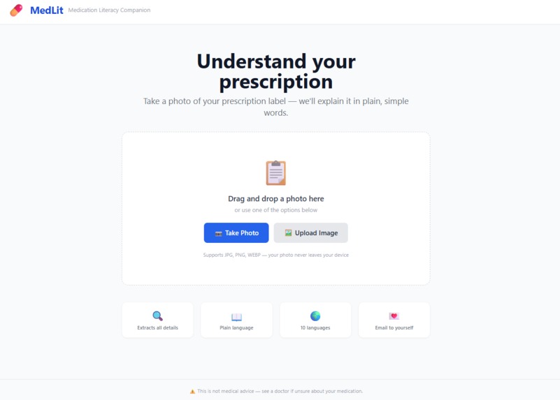 Medlit – screenshot 1