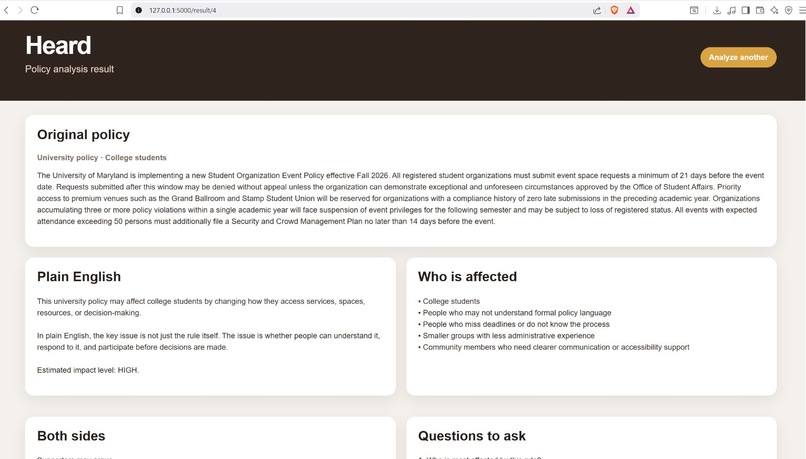 Heard – screenshot 2