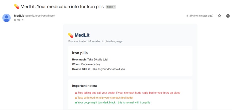 Medlit – screenshot 2