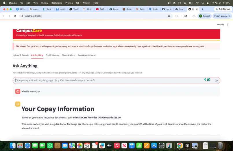 CampusCare – screenshot 1