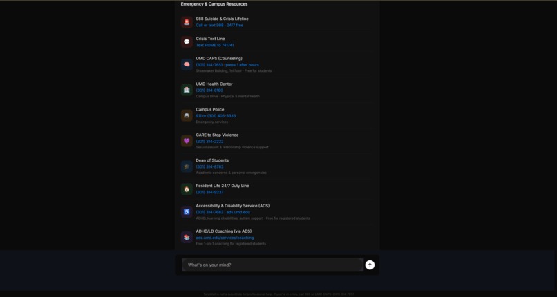 TerpWell – screenshot 2