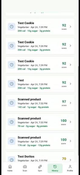 BiteIQ – screenshot 2
