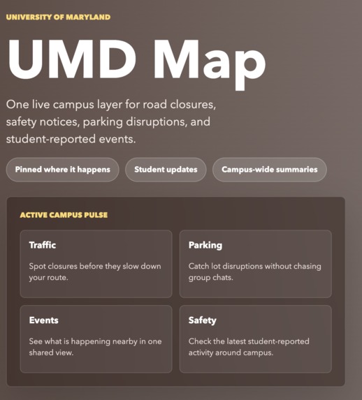 TerpMap – screenshot 1
