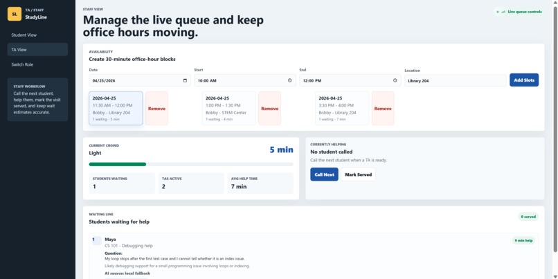 StudyLine – screenshot 1