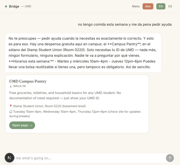 BridgeUMD – screenshot 1