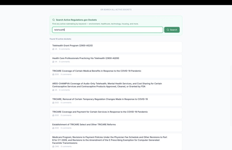 PolicyVoice – screenshot 2