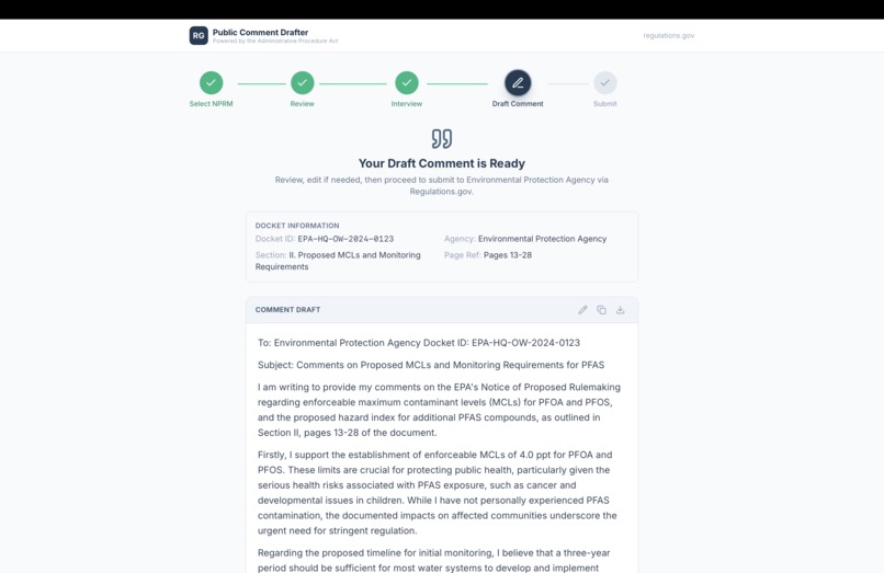 PolicyVoice – screenshot 3