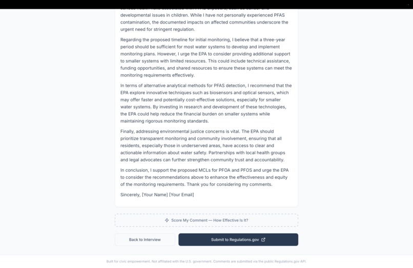 PolicyVoice – screenshot 8