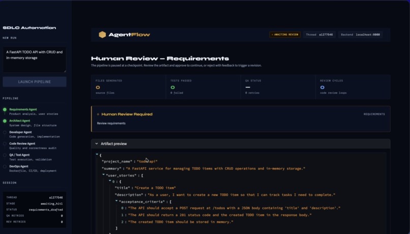 AgentFlow – screenshot 2
