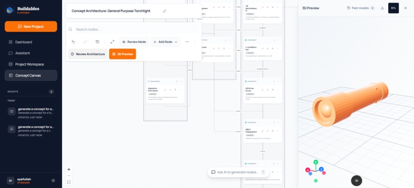 Buildables.enterprises  – screenshot 2