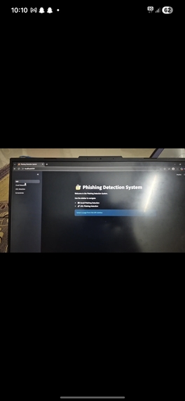 Phishing email detection – screenshot 1