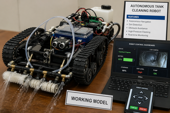 Fully Autonomous Tank Cleaning Robot