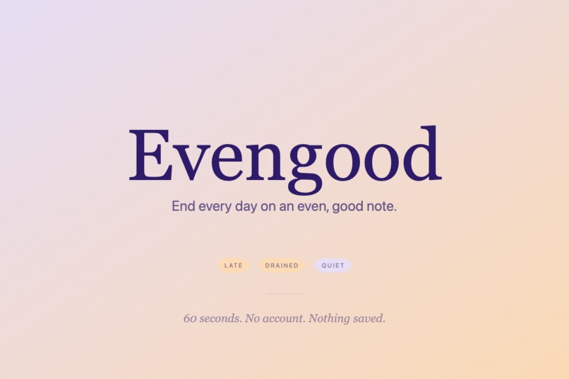 Evengood – screenshot 1