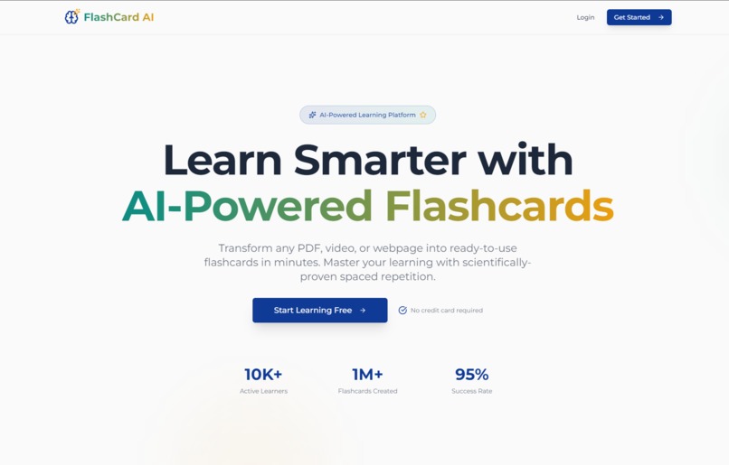 FlashCard AI – screenshot 1