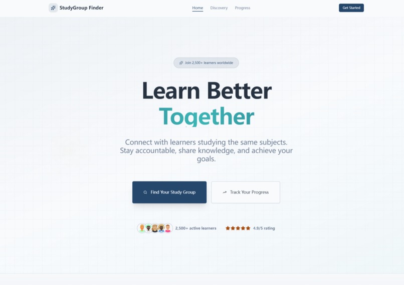 StudyGroup Finder – screenshot 1