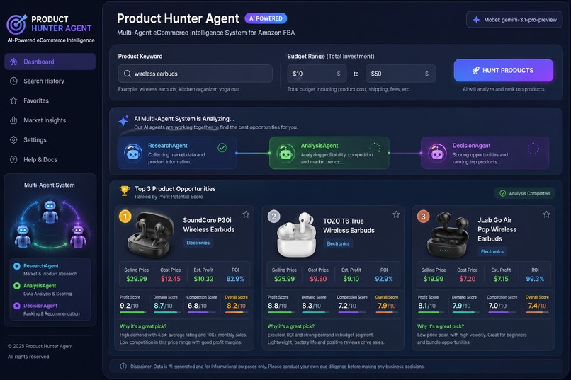 Product-Hunter-Agent – screenshot 1