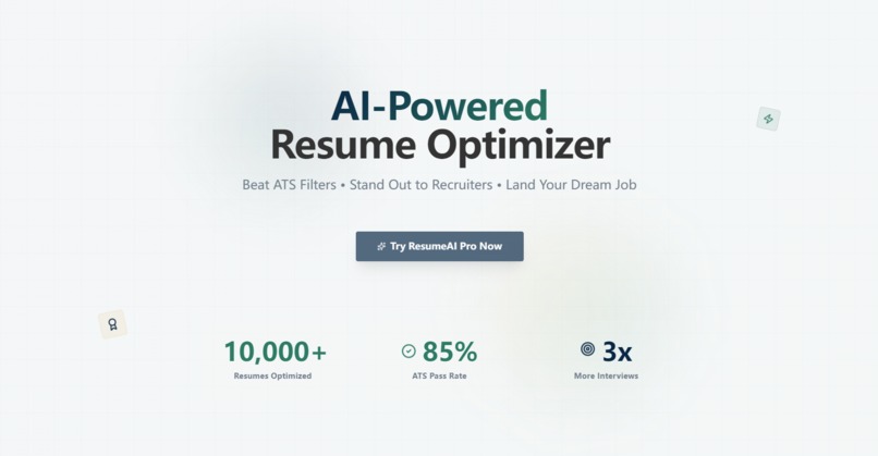 ResumeAI Pro – screenshot 1