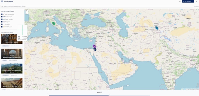 HistoryMap – screenshot 2
