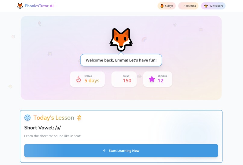 PhonicsTutor AI – screenshot 1