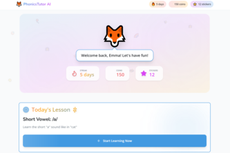 PhonicsTutor AI